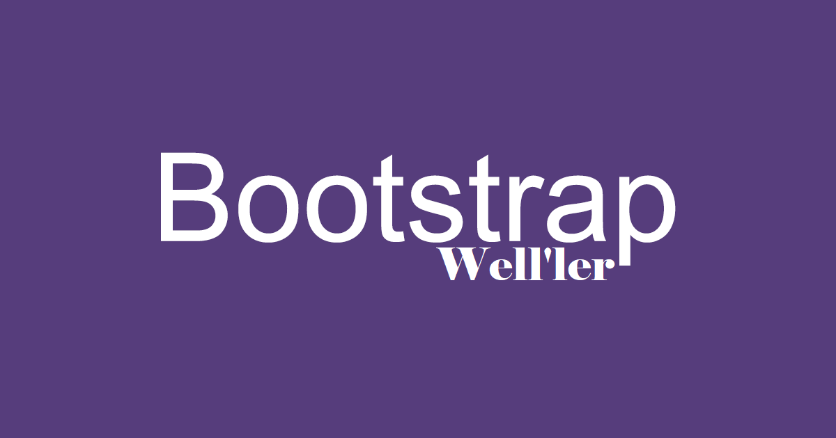 Bootstrap 3 Dersleri Ders 7 – Well’ler